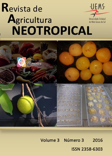 					View Vol. 3 No. 3 (2016): REVISTA DE AGRICULTURA NEOTROPICAL
				