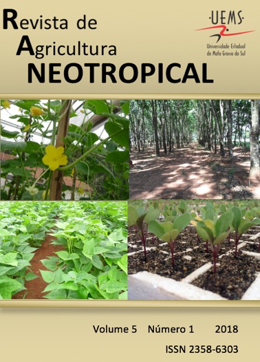 					View Vol. 5 No. 1 (2018): REVISTA DE AGRICULTURA NEOTROPICAL
				