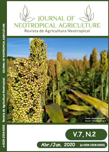 					View Vol. 7 No. 2 (2020): REVISTA DE AGRICULTURA NEOTROPICAL
				