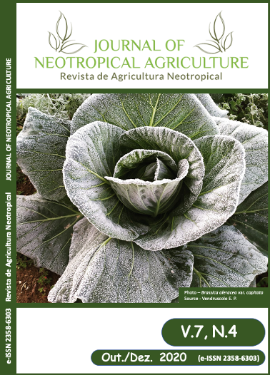 					View Vol. 7 No. 4 (2020): REVISTA DE AGRICULTURA NEOTROPICAL
				