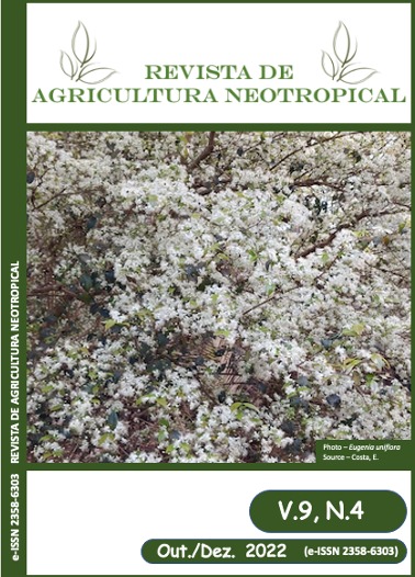 					Visualizar v. 9 n. 4 (2022): REVISTA DE AGRICULTURA NEOTROPICAL
				