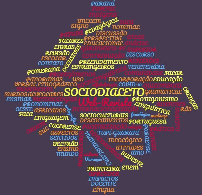 					Visualizar v. 12 n. 34 (2021): Sociolinguística e Dialetologia; Linguística Geral; Interdisciplinar
				