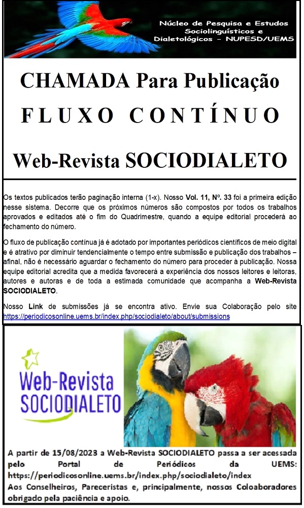 UEMS Journal Portal - Web-Revista SOCIODIALETO
